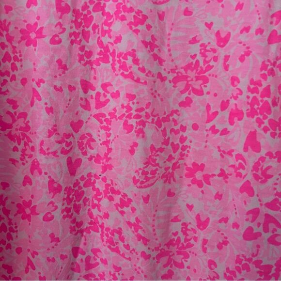 Lilly Pulitzer Cody T-Shirt Dress Pink Shandy Invest A Gator XL - Picture 5 of 10